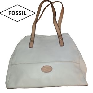 Fossil Leather Shopper/Satchel Bag